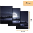thumbnail image 4 of Hieng Abstract Canvas Wall Art, Painting Prints, Feather Pictures Modern Wall Decor for Living Room Bedroom Office Home Decor -（Only canvas）, 4 of 6