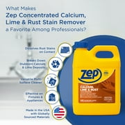 Zep Concentrated Calcium, Lime And Rust Remover - 32 oz (Case of 12) ZUCAL32 - Fast-Acting Solution For Calcium, Lime, And Rust Stains
