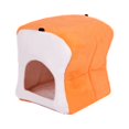 thumbnail image 2 of Visland Hamac pour Pain Grillé Douillet Aspect Réaliste avec Trous de Suspension Épaissi Chaud Confortable Lit pour Animal de Compagnie Maison pour Petits Animaux Rongeur/cobaye/rat, 2 of 7