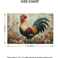 thumbnail image 2 of Rooster Chicken Farmhouse Placemats Set of 4, 12 x 18 Inch Decorative Place Mats for Dining Table Decor, Linen Washable Table Mats for Kitchen Outdoor Party Home Decor, 2 of 6