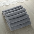 thumbnail image 4 of 7pcs Toallas de limpieza de autos 40X40cm Mircofiber Auto Car Pulido Encerado paño de secado (Gris), 4 of 5