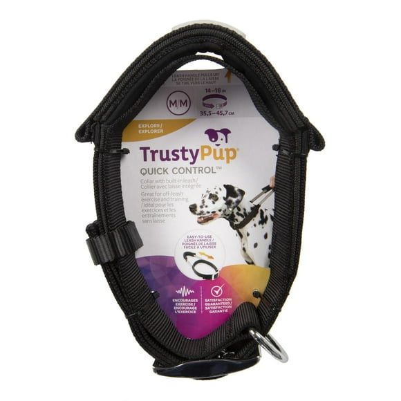 TrustyPup Collier de laisse intégré, grand