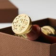 thumbnail image 3 of Kit de sellos de cera, 6 cabezales de sello, sello de cobre, sellos de cera de sellado antiguos, juego de regalo, juego de sellos de cera para invitaciones, tarjetas, correos, paquetes de vi, 3 of 5