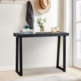 thumbnail image 6 of 43.3 Inch Solid Wood Console Table for Entryway, Sofa Table Narrow Entryway Table for Hallway, Behind The Couch, Living Room, Foyer, Black, 6 of 10