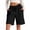 *Black, variant on ClodeEU Women's Elastic Waist Knee Length Shorts,Loose Fit Casual Summer Bermuda Pants Gray,Womens Plus XXL