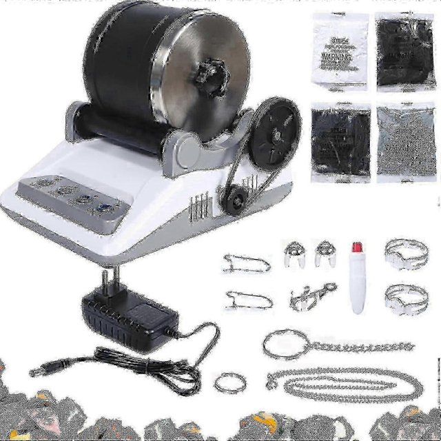 2025 Rock Tumbler Set, Professional Stone Cup Set, Polishing Tumbler, Stone Tumbler, Stone Grinder, 7 Day Timer, 4 Polishing Powders