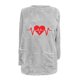 thumbnail image 3 of Neewe Women's Winter Warm Sherpa Lined Fleece Crewneck Sweatshirt Pullover Loungewear Tunic Tops, 3 of 4