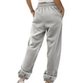 thumbnail image 5 of SOOMLON Trouser Pants for Women with Pockets Plus Size Elastic Waist Jogger Vintage Pants Casual Camping Workout Clothes, 5 of 6