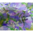 thumbnail image 5 of oneOone Viscose Chiffon Medium Purple Fabric Floral & Sewing Craft Projects Fabric Prints By Yard 42 Inch Wide, 5 of 6