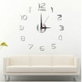 thumbnail image 2 of Reloj de pared creativo, luminoso y silencioso, de gran tamaño, sencillo, para dormitorio, reloj adhesivo decorativo digital de acrílico para pared, 2 of 5
