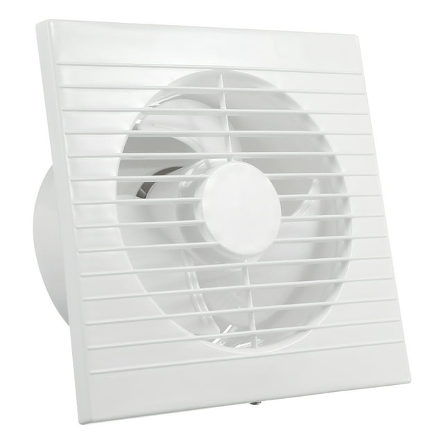 Exhaust Fan Wall Mounted Ventilation Fan Household Ventilation Extractor for Kitchen Bathroom 110V (US Plug) 6''