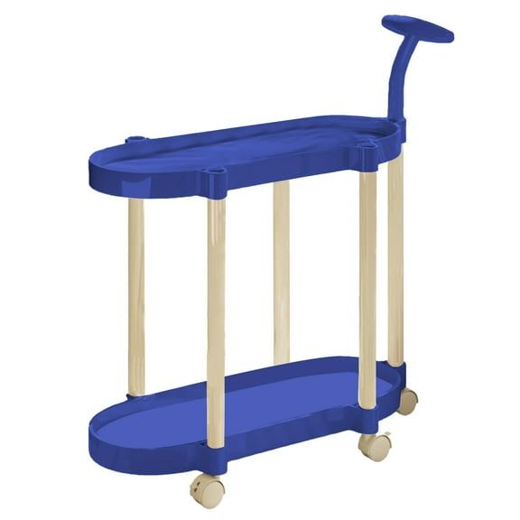 VWRXBZ Corner Shelf, 17.3 Inch Multi Layer Movable Plastic Storage Rack Large Capacity Layered Storage Rack with Wheels Living Room/bedroom/bathroom/kitchen Item Storage Rack Shelf Organizer