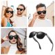 thumbnail image 2 of Gafas de sol para hombre y mujer Gafas de sol negras 400 Unisex Retro Clásicas Deportivas Conducción Camping, 2 of 6