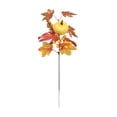 thumbnail image 2 of Fall Artificial Floral Arrangement with Maple Leaves and Pumpkins Thanksgiving Harvest Table Centerpiece Decor for Home Shelf Mantel Plastic Faux Flower Sprig for Vase Filler and Autumn, 2 of 6