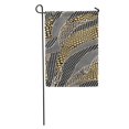thumbnail image 1 of POGLIP Colorful Geometric Pattern Black ANC Gold Fills Decoupage Garden Flag Decorative Flag House Banner 28x40 inch, 1 of 2