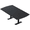 Black Cypress w/Matte Black Base no Electric, variant on 6 Person Arc Rectangle Meeting Room Table 7Ft Data And Electric Module