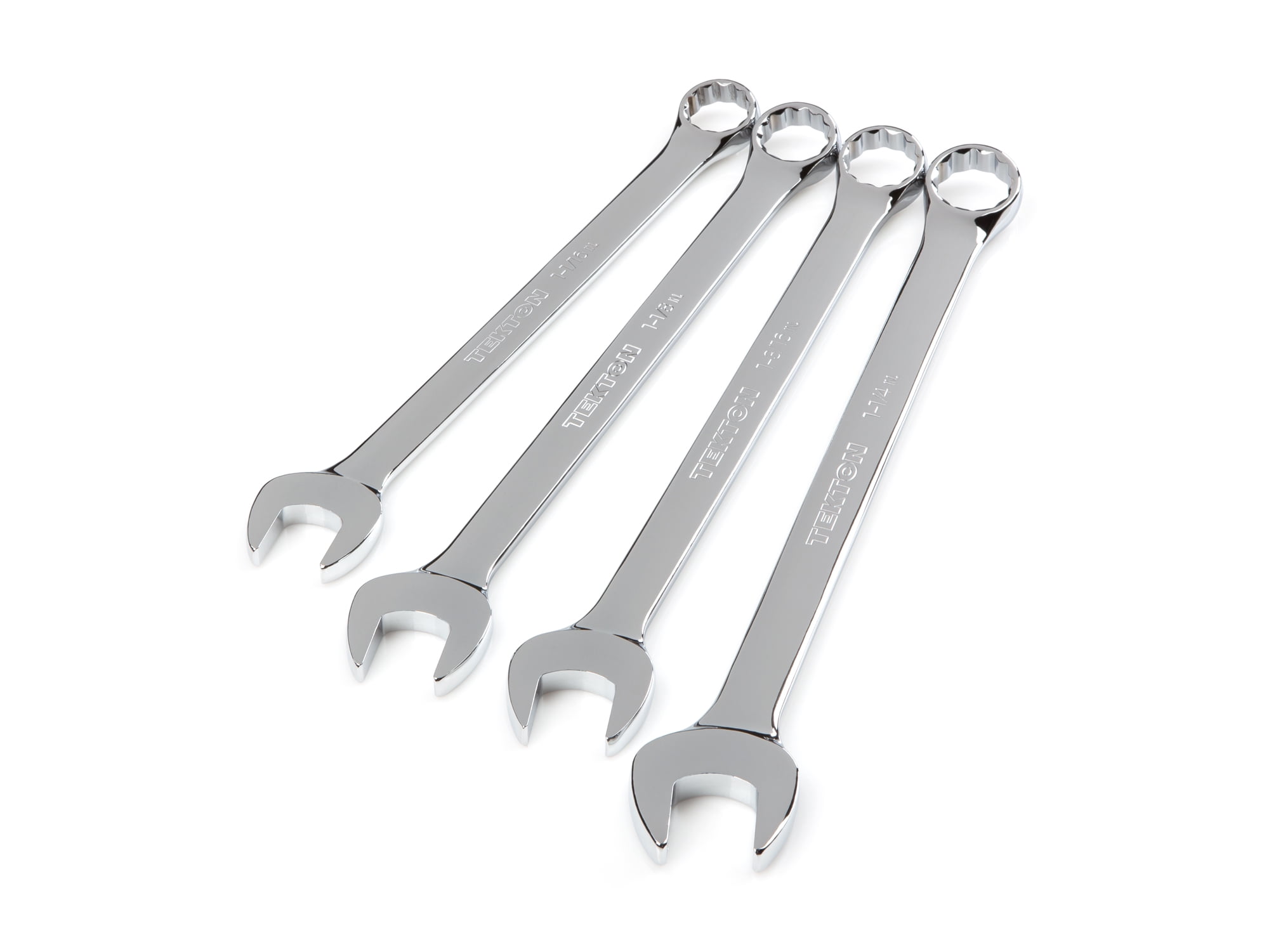 TEKTON Combination Wrench Set WCB90103 4Piece 1-1/16-1-1/4 In. 
