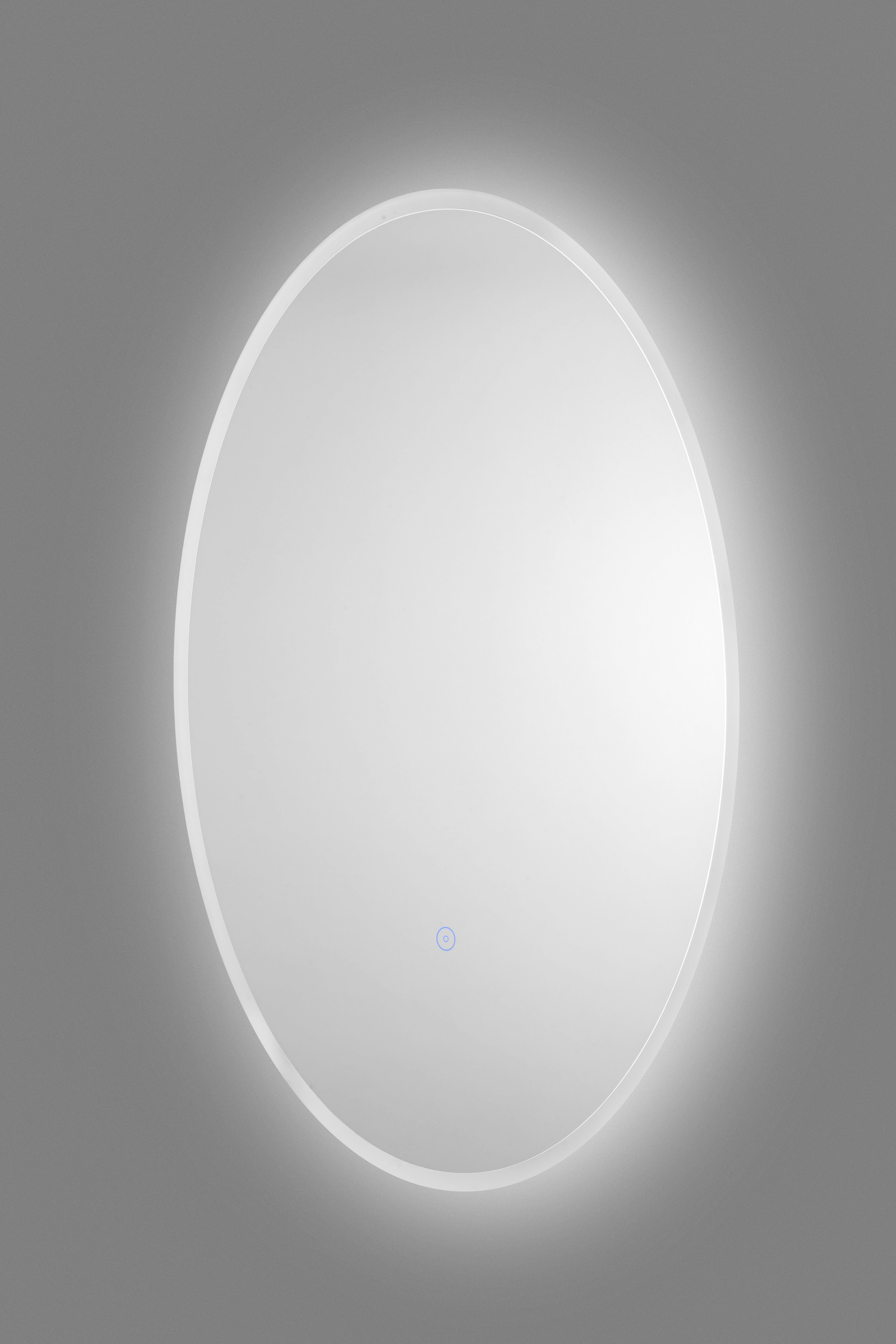 Croydex Ashmere Oval Illuminated Mirror with Hang N Lock Easy Fitting System (20X28in)