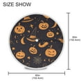 thumbnail image 3 of Round Outdoor Tablecloth 60 Inch Dining Table Cover with Lace Trim & Umbrella Hole for Outside Party Camping Pumpkins Halloween Pattern, 3 of 8
