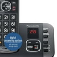 thumbnail image 6 of Restored Panasonic KX-TG3833M 3 Handset Black Cordless Phone, 6 of 7