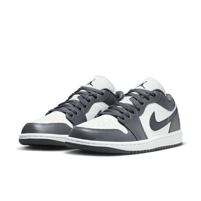 Ni - ke Ni - ke Air Jordan 1 Low Shoes 'Dark Gray' Sail White DC0774-102 Women's Sizes New