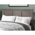 thumbnail image 2 of Leo & Lacey Madison King Solid Wood Panel Headboard in Grey, 2 of 3