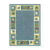 Joy Carpets 1537-02 Baby Blues Just for Kids Rug 5-ft 4-in 7-ft 8-in