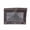 Brown, variant on Pencil Pouch for 3 Ring Binder, 10''x9.7'' Large Clear Pencil Case Pouch with 3 Reinforced Grommets