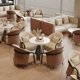 thumbnail image 2 of Accent Nordic Negotiation Set Designer Living Room Mobile Chair Balcony Modern Tavolino Da Salotto Dining Room Set Furniture My Lux Decor Round, 2 of 13