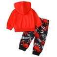 thumbnail image 5 of GXWEA Kids Winter Outfits 2T Winter Clothes Boy Toddler Boy Clothes Long Sleeve Sweatsuits Tops And Pants 2Pcs Boys Fall Winter Outfits Set 6-9 Months, 5 of 9