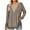 Coffee, variant on qucoqpe Womens Long Sleeve Tops Pullover Casual Solid Loose Fit Lace V-Neck Contrast Split Tunics