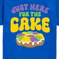 thumbnail image 3 of Instant Message - Mardi Gras Here For The Cake - Toddler & Youth Short Sleeve Graphic T-Shirt, 3 of 6