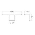 thumbnail image 6 of Sonneman 7535.97 Base 5" Tall Wall Sconce - Black, 6 of 6
