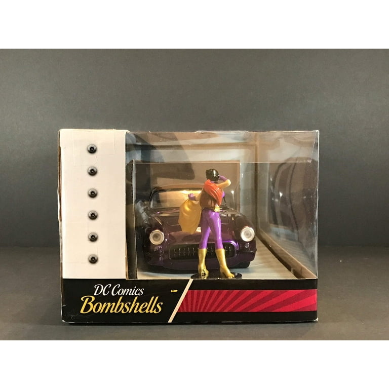 DC Comics Bombshells Batgirl & 1957 Chevy Corvette Die-cast