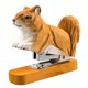 thumbnail image 1 of Figura de madera con grapadora de animales, modelo de figura artística, grapadora creativa de escritorio con forma de animal. Ardilla, 1 of 7
