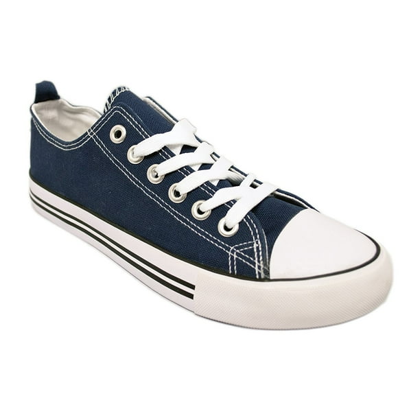 womens blue canvas sneakers