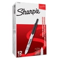 thumbnail image 4 of Sharpie Retractable Permanent Markers, Ultra Fine Point, Black, 12 Count, 4 of 4
