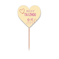 thumbnail image 1 of Centre Côtier Taichou Signe Cure-Dent Drapeaux Coeur Lable Cupcake Pics, 1 of 3