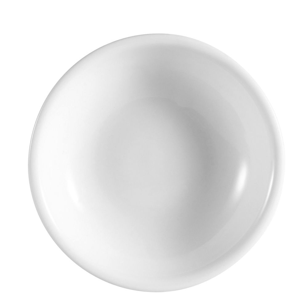 Small Sauce Dish 1.5 Oz. 23/4"Dia. X 1"H, Porcelain, Super White