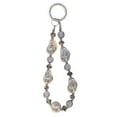 thumbnail image 6 of Modern Abstract Pearls Keychain Rhinestone-Embellished Alloy Pendant Stylish Daily Jewelry Special Occasions, 6 of 8
