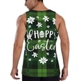 thumbnail image 3 of Haiem Happy Easter Men Workout Tank Top Gym Bodybuilding Sleeveless Muscle T Shirts Athletic Tank Breathable Workout Shirt-Large, 3 of 9
