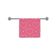 thumbnail image 2 of MKHERT Cute Hearts Pattern Bath Towel Hand Towel Shower Towel Washcloth 16x28 inch, 2 of 2