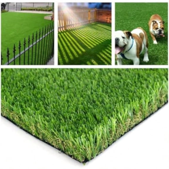 Customized Sizes Artificial Grass Turf 3FTX10FT 30 Square FT Indoor Outdoor Garden Lawn Landscape Balcony Synthetic Turf Mat Thick Fake Grass Pet Pad