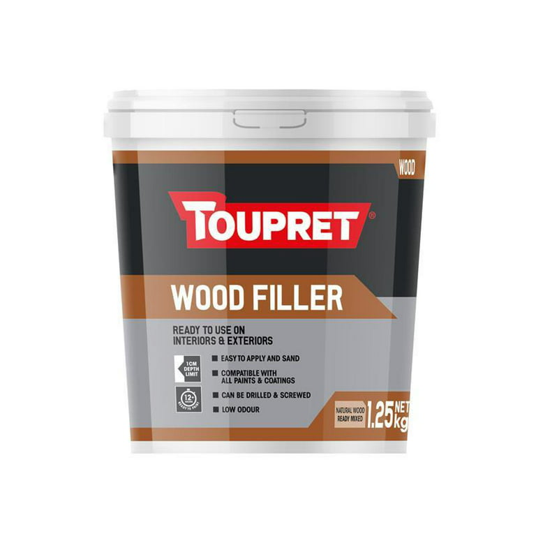 Toupret Ready Mixed Wood Filler Natural Wood 1.25kg
