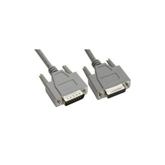 CS-DSDMDB15MF-015, Cable Assembly D-Sub 4.572m 26AWG D-Subminiature to D-Subminiature 15 to 15 POS M-F