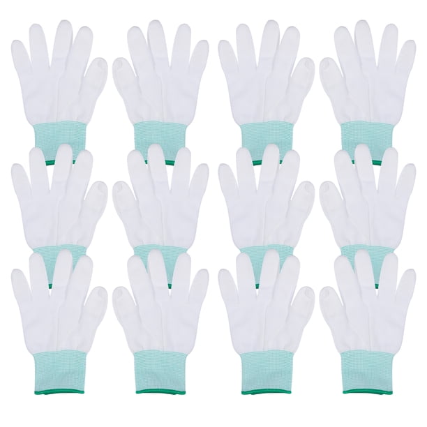 EeaseMX 10 pares de guantes de trabajo prácticos, guantes de jardinería profesionales, guantes de protección