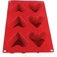 thumbnail image 4 of TrueCraftware- Heart Silicone Baking Pan Egg Mold 6 Cavities 4.4 oz each cup- Nonstick Food Grade Cupcake Pan Baking Pan for Muffins Cupcakes Egg Bites Silicone Mold Chocolate Molds, 4 of 5