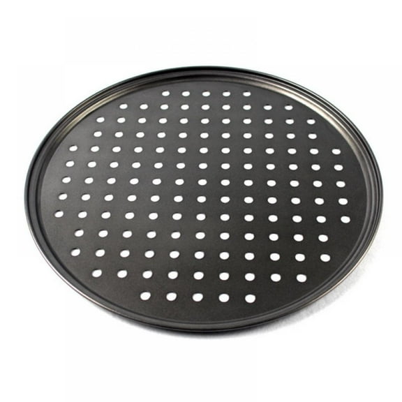 Pizza Pans with Holes Round Baking Tray Oven High Temperature for Rolls Meringue