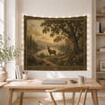 thumbnail image 5 of Stag in a Tranquil Wilderness Landscape, Serene Rustic for Wildlife Fans, Nature Inspired Decor, Housewarming Gift Tapestry Wall Hanging for Living Room, Bedroom and Study Room, 5 of 7