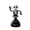 A, variant on Solar Dancing Skeleton Pumpkin Doll Halloween Auto Dashboard Swinging Toy | Spooky Figurine for Halloween Car, Novelty Solar Powered Dancing Figure for Drivers Road Trips Daily Commutes(B)